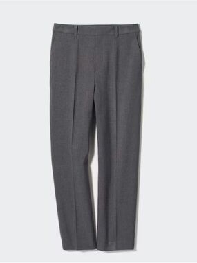 Uniqlo Women’s Tapered Classic Gray with thin white stripes XL